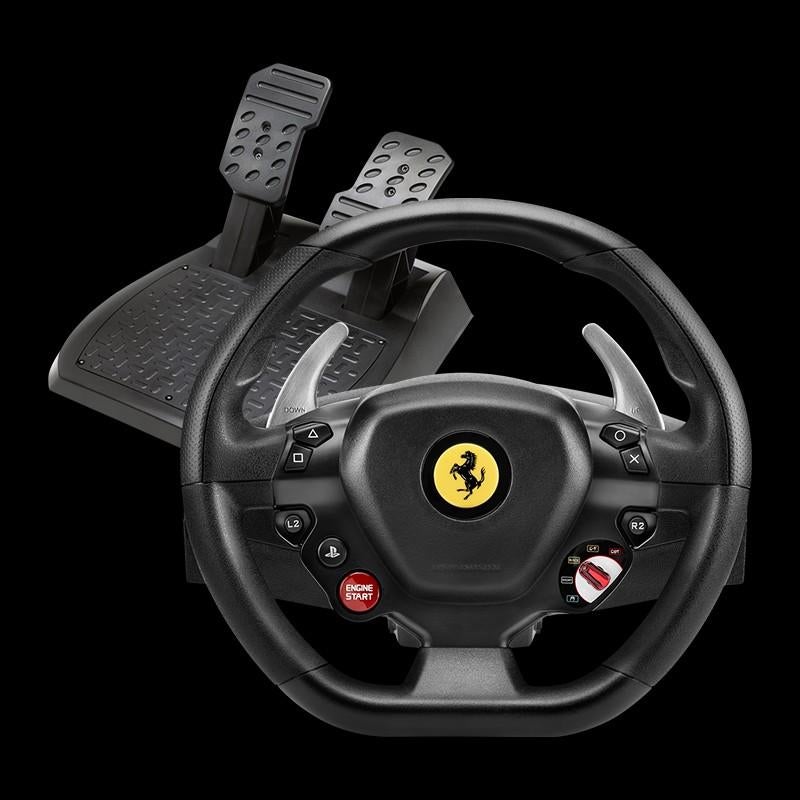 Thrustmaster T80 Ferrari 488 GTB Edition Racing Wheel, Ophalen, Zo goed als nieuw, Stuurtje of Sportattribuut