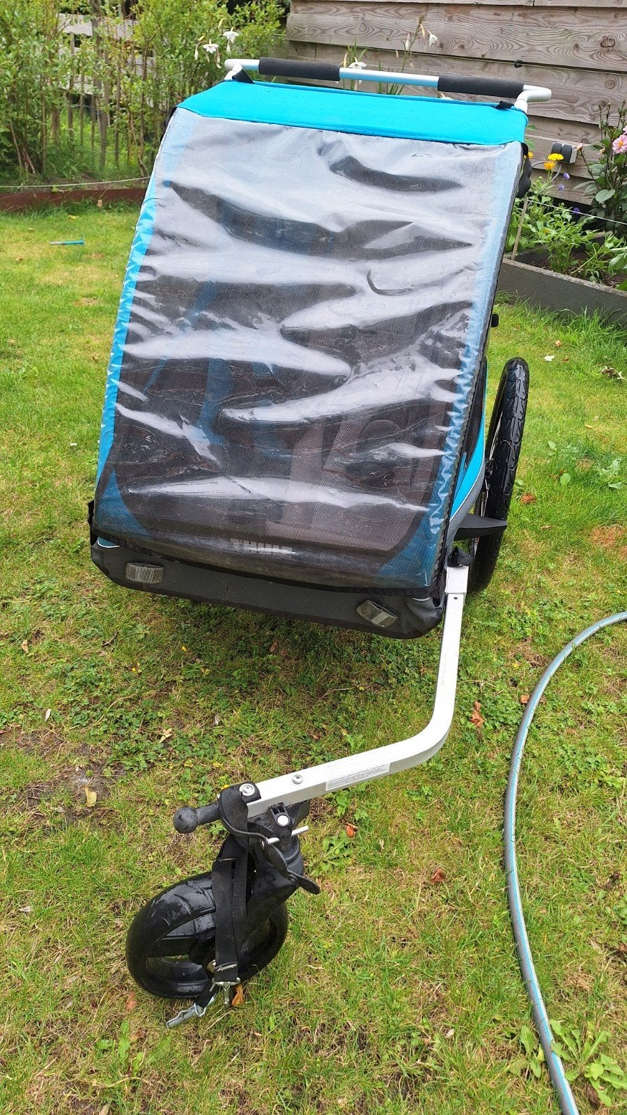 Mooie thule kinder Fietskar Body Coaster XT, Ophalen, Opvouwbaar, Zo goed als nieuw, 40 tot 60 kg