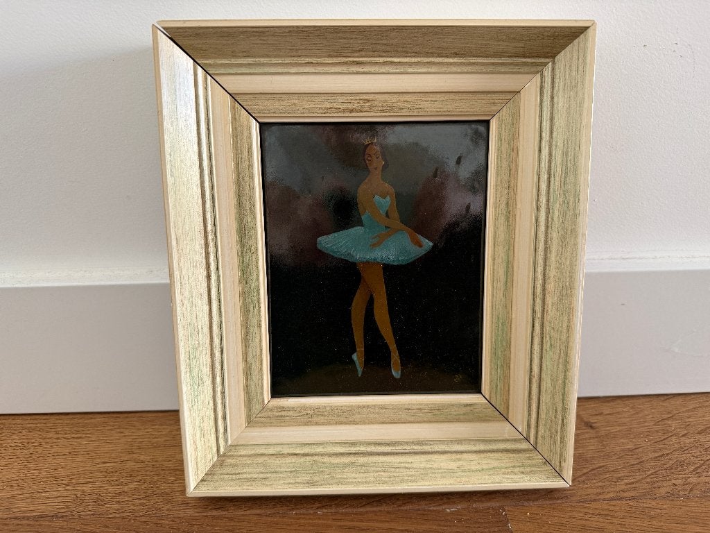 Kunstwerk ballerina, Ophalen of Verzenden, Portret of Personen