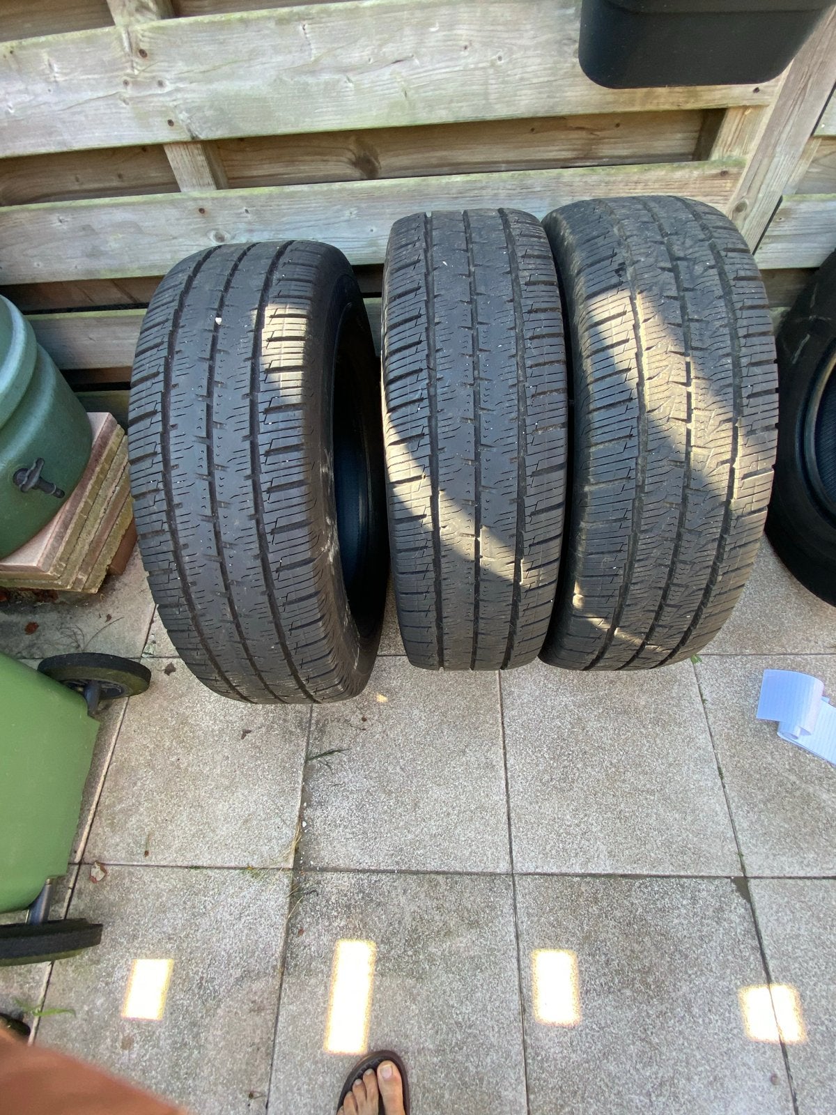 Continental Vancontact 4 Season banden 225/75/R16C, Auto-onderdelen, Banden en Velgen, Ophalen, 16 inch, All Season, Band(en)