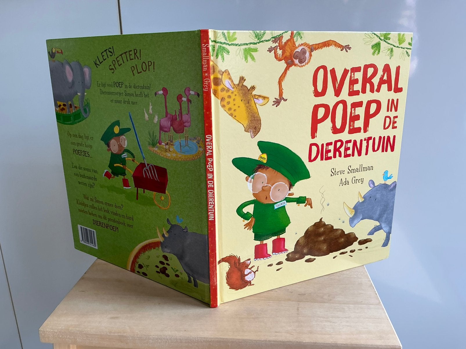 Top boek humor poep in de dierentuin Prentenboek Simon Snoep, Non-fictie, Jongen of Meisje, Ophalen of Verzenden, Zo goed als nieuw