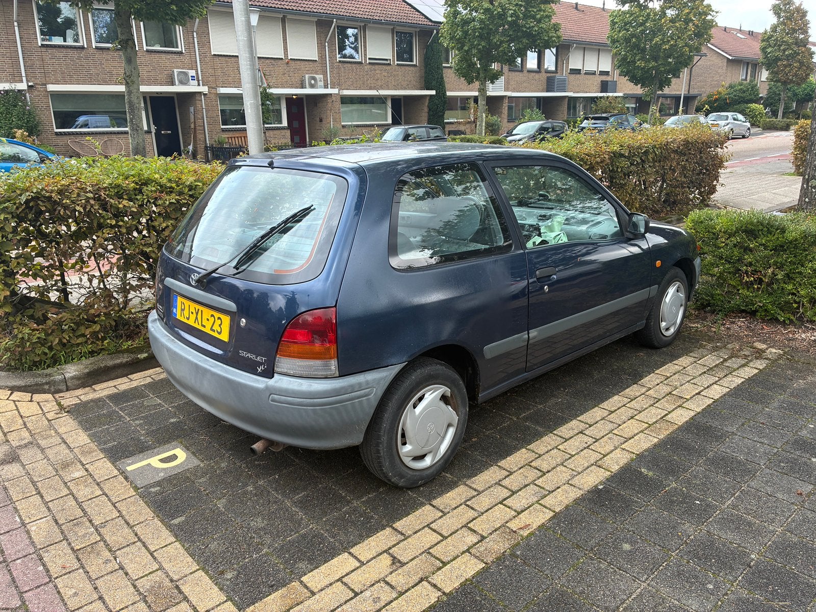 Toyota Starlet 1.3 16V 1997 Blauw, 4 cilinders, Starlet, Origineel Nederlands, Handgeschakeld