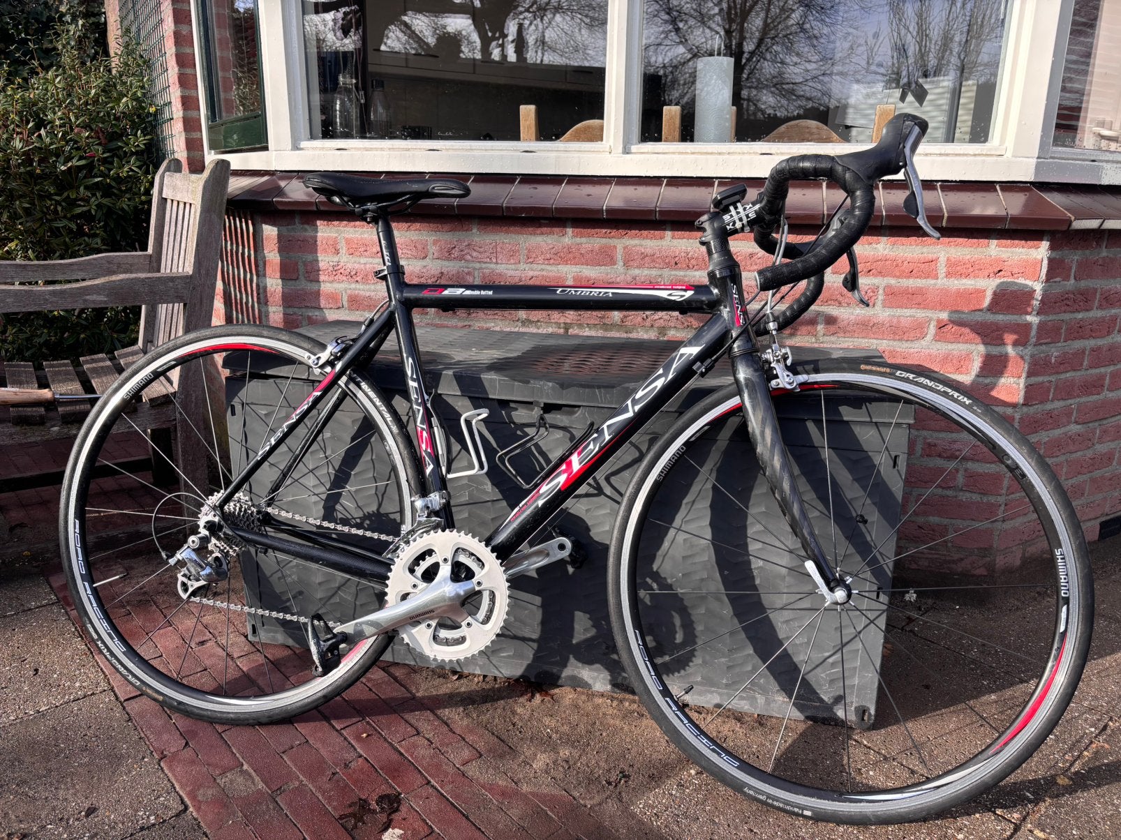Sensa Umbria racefiets framemaat 54, Gebruikt, Velgrem, Aluminium, Overige maten