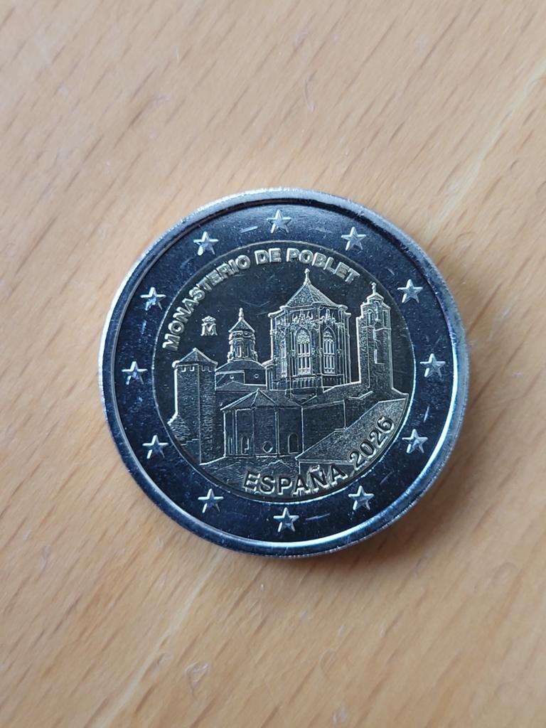Spanje 2 Euro "Poblet" 2026, Postzegels en Munten, Munten | Europa | Euromunten, Ophalen of Verzenden, Spanje, 2 euro, Losse munt