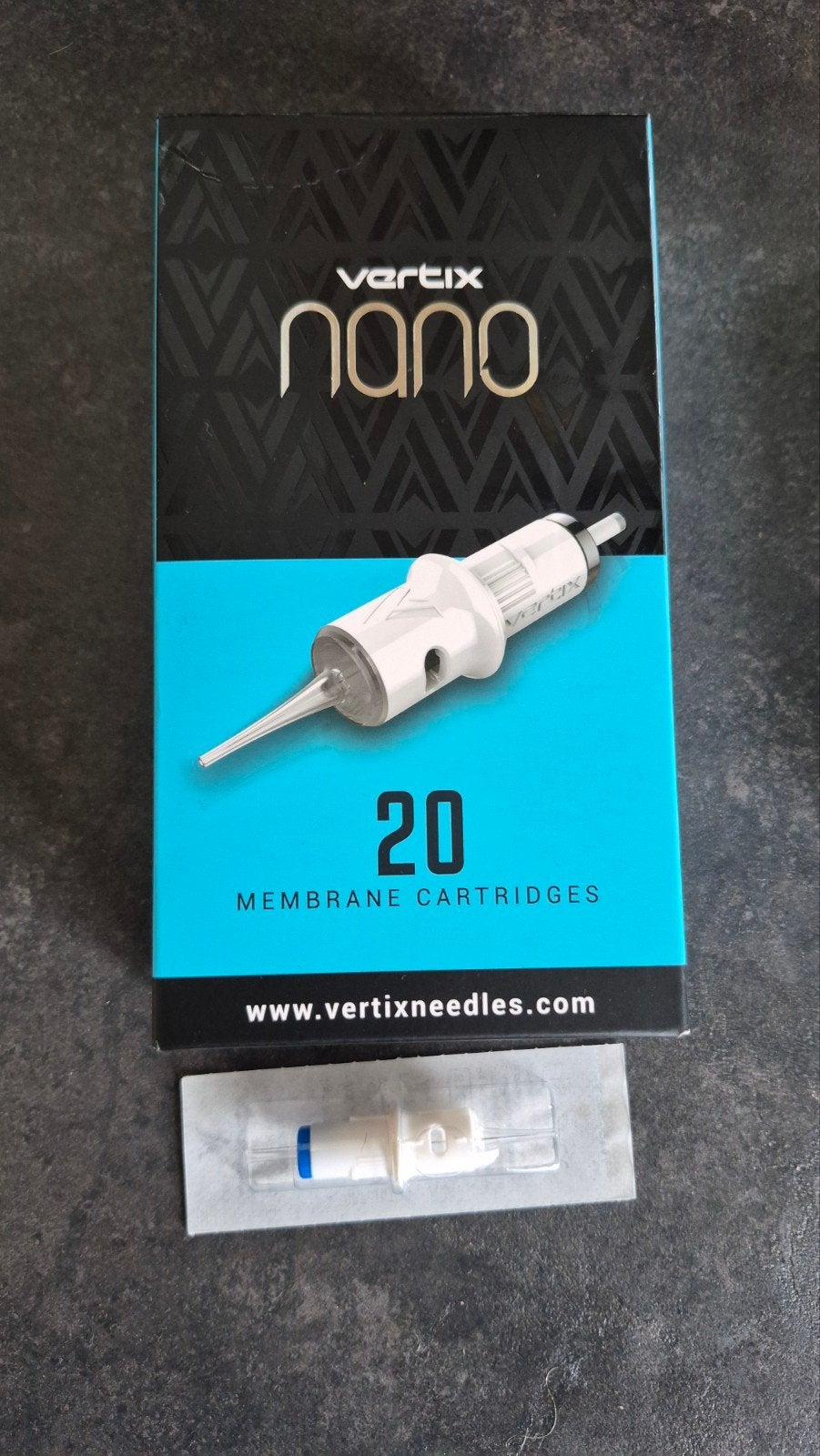 Vertex Nano 20 Membrane Tattoo Cartridges – ongeopend/sterie, Ophalen of Verzenden, Overige onderwerpen