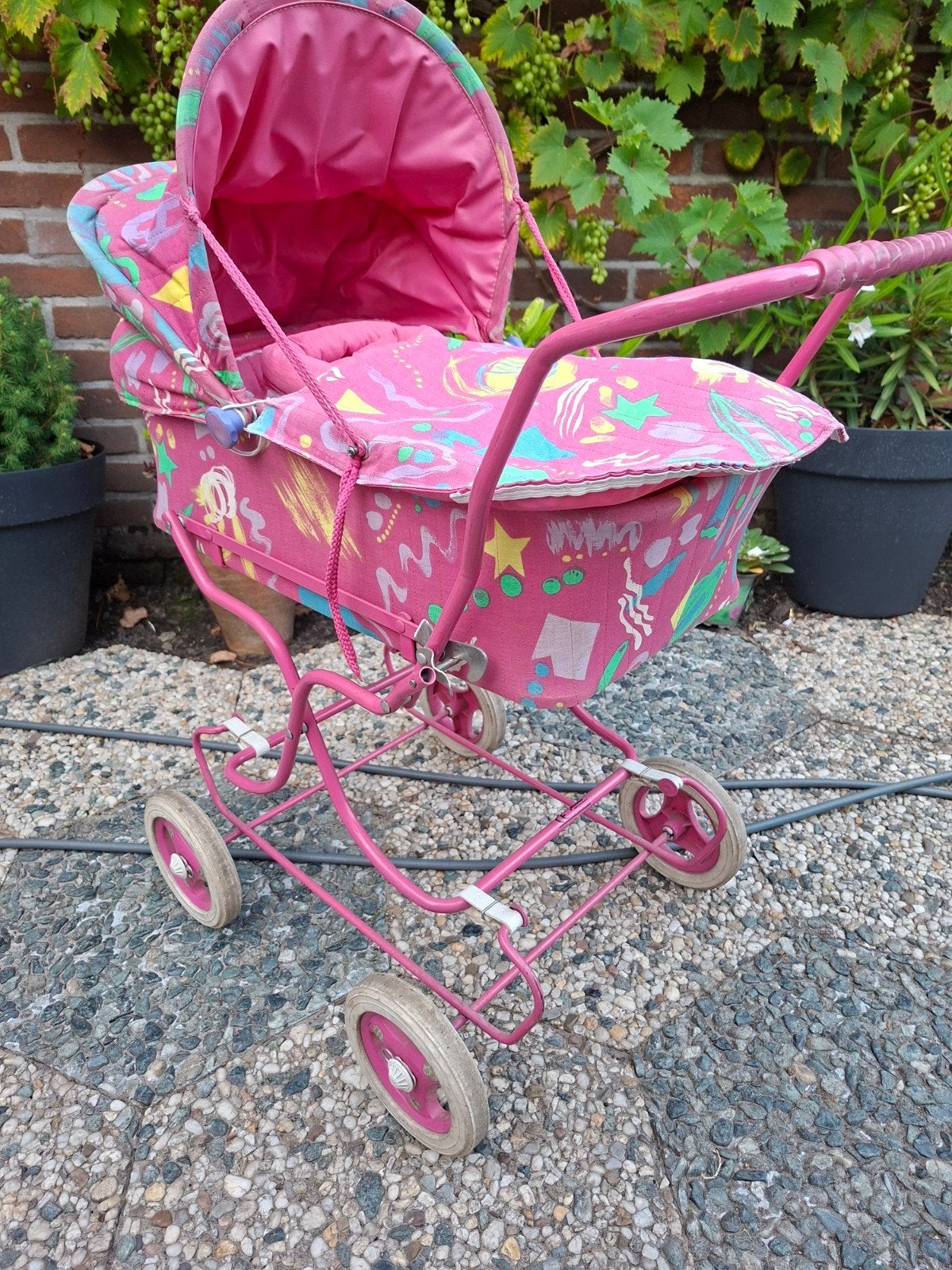 Vintage/retro jaren 90 poppen buggy, Ophalen, Gebruikt, Babypop