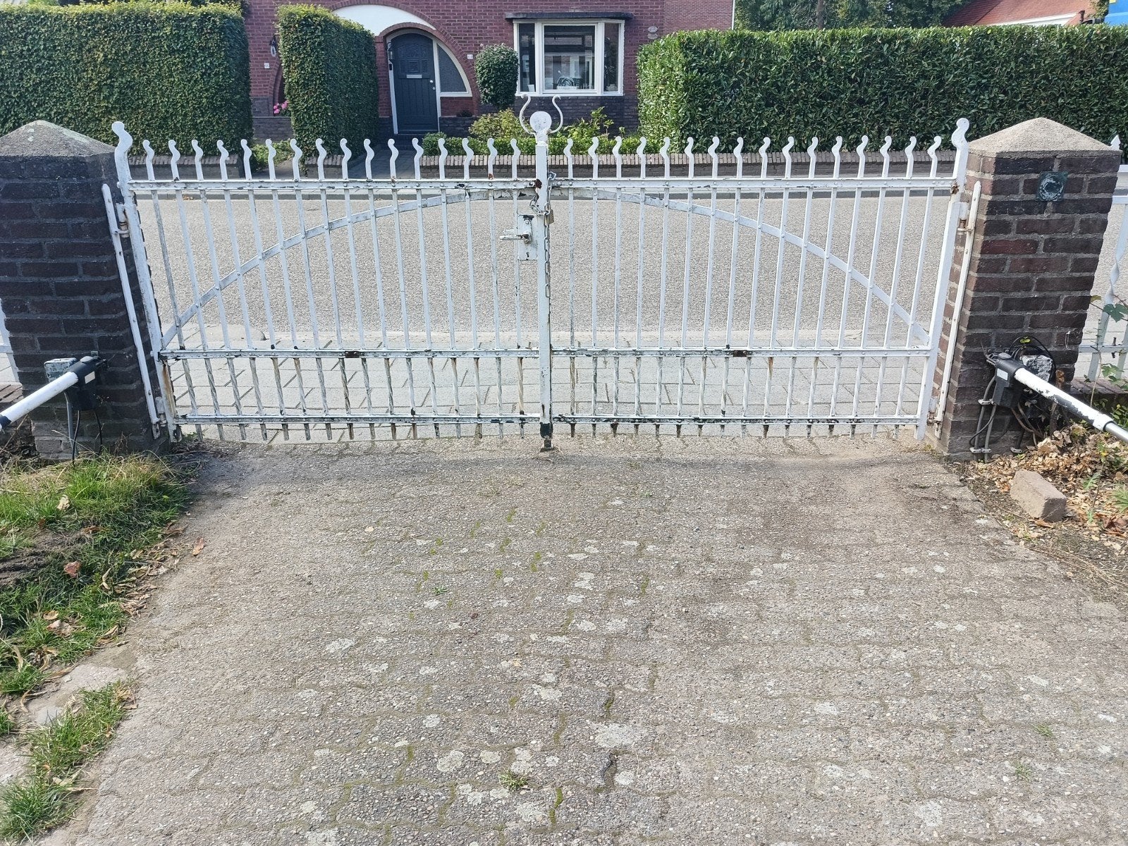 Sierhek poort, Ophalen, Met poort, Gebruikt, Sierhekwerk