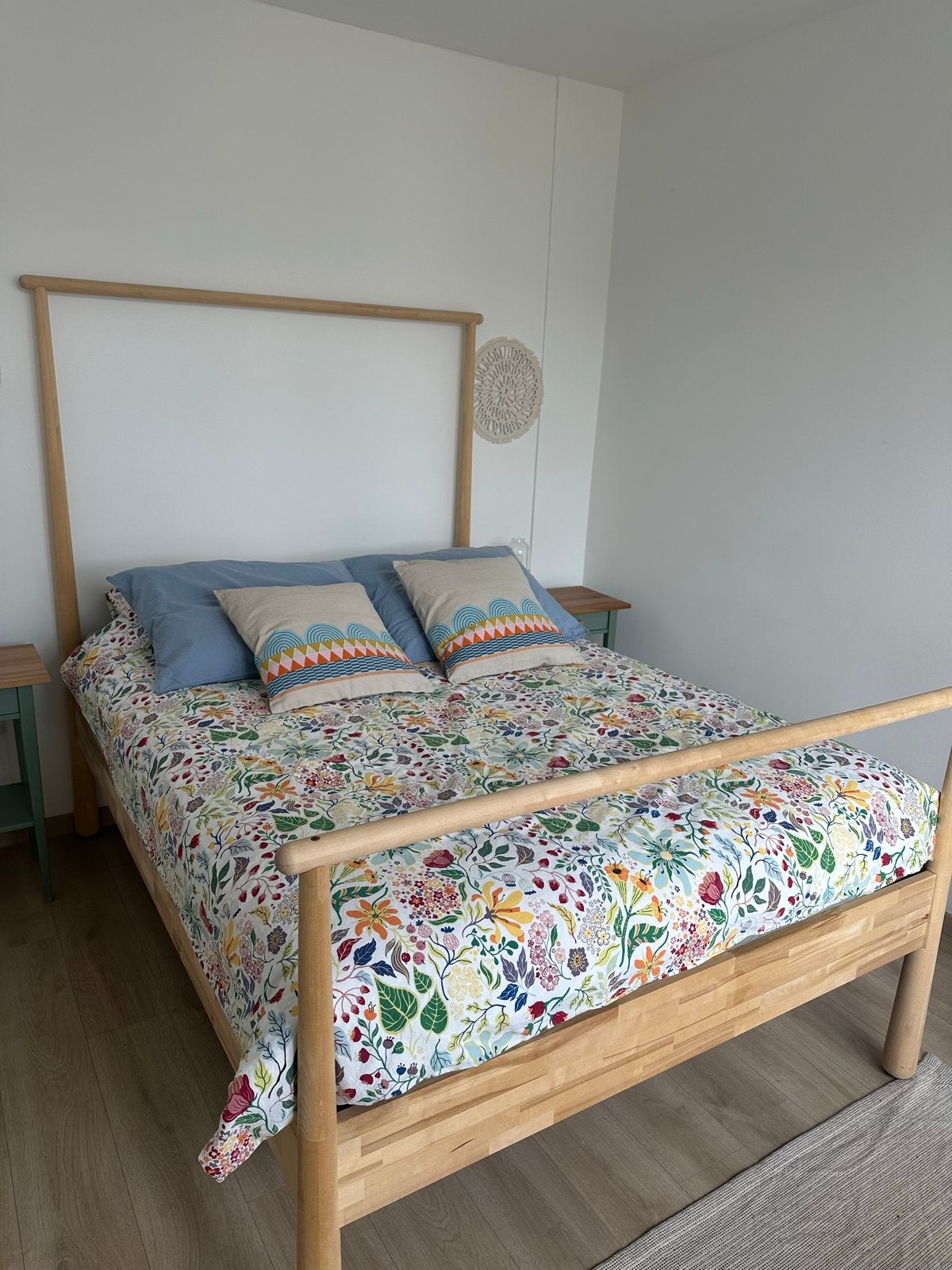 IKEA Bedframe with mattress, Ophalen, Overige kleuren, Tweepersoons, 140 cm