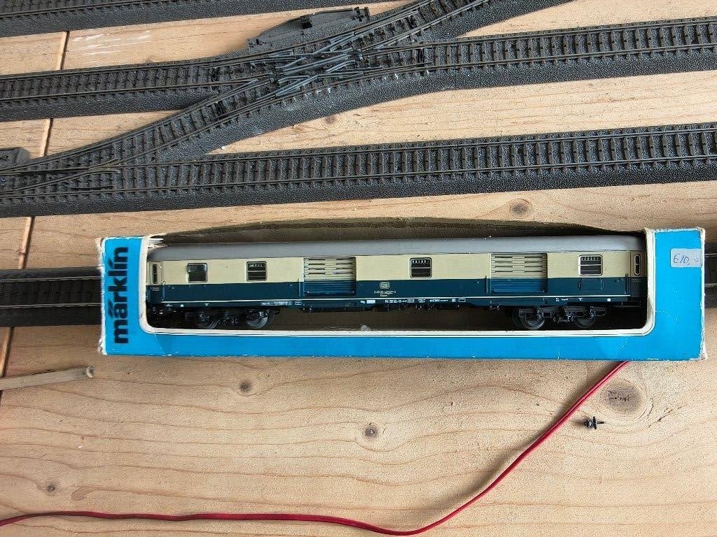 Märklin 4093 Intercity Pakwagen met doos, Wisselstroom, Gebruikt, Wagon, Ophalen of Verzenden
