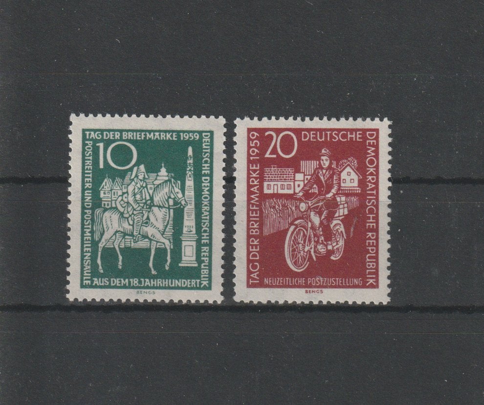 DDR 1959, Michel 735 t/m 736, Postfris., Verzenden, DDR, Postfris