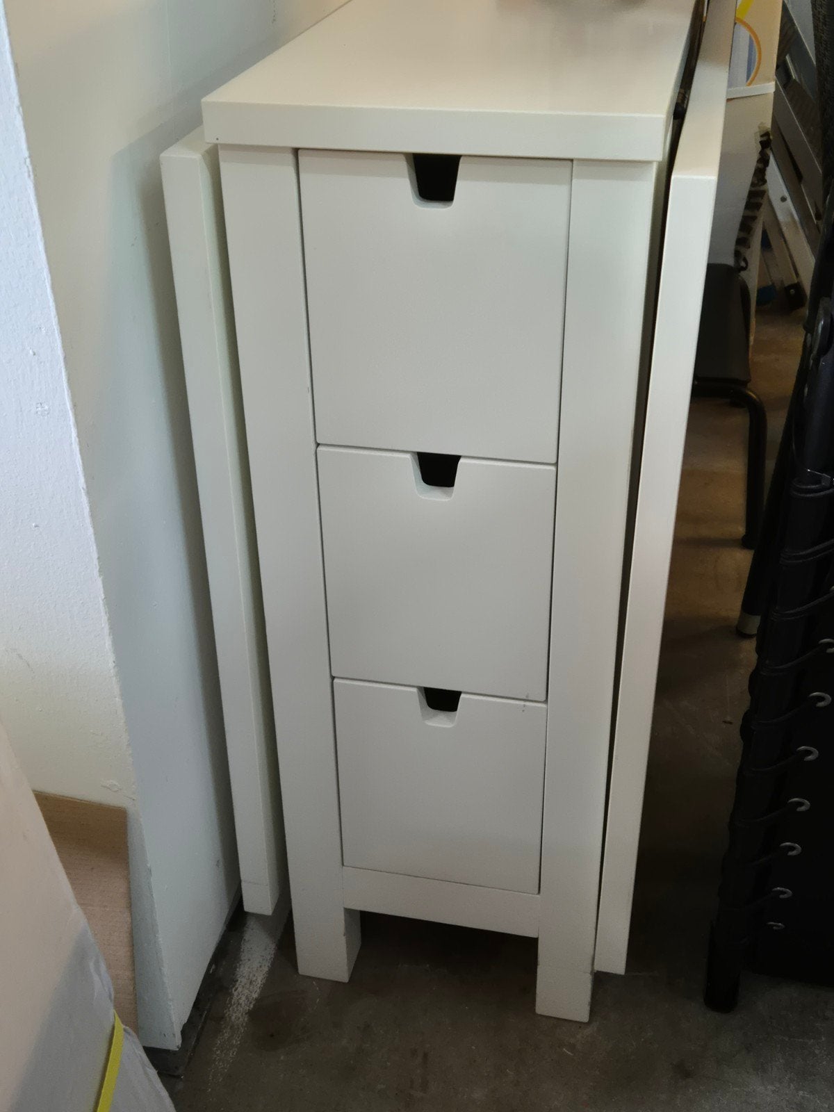 IKEA Norden klaptafel Wit uitschuifbaar klein studentenkamer, Ophalen, Gebruikt, 100 tot 150 cm, Modern, Scandinavisch