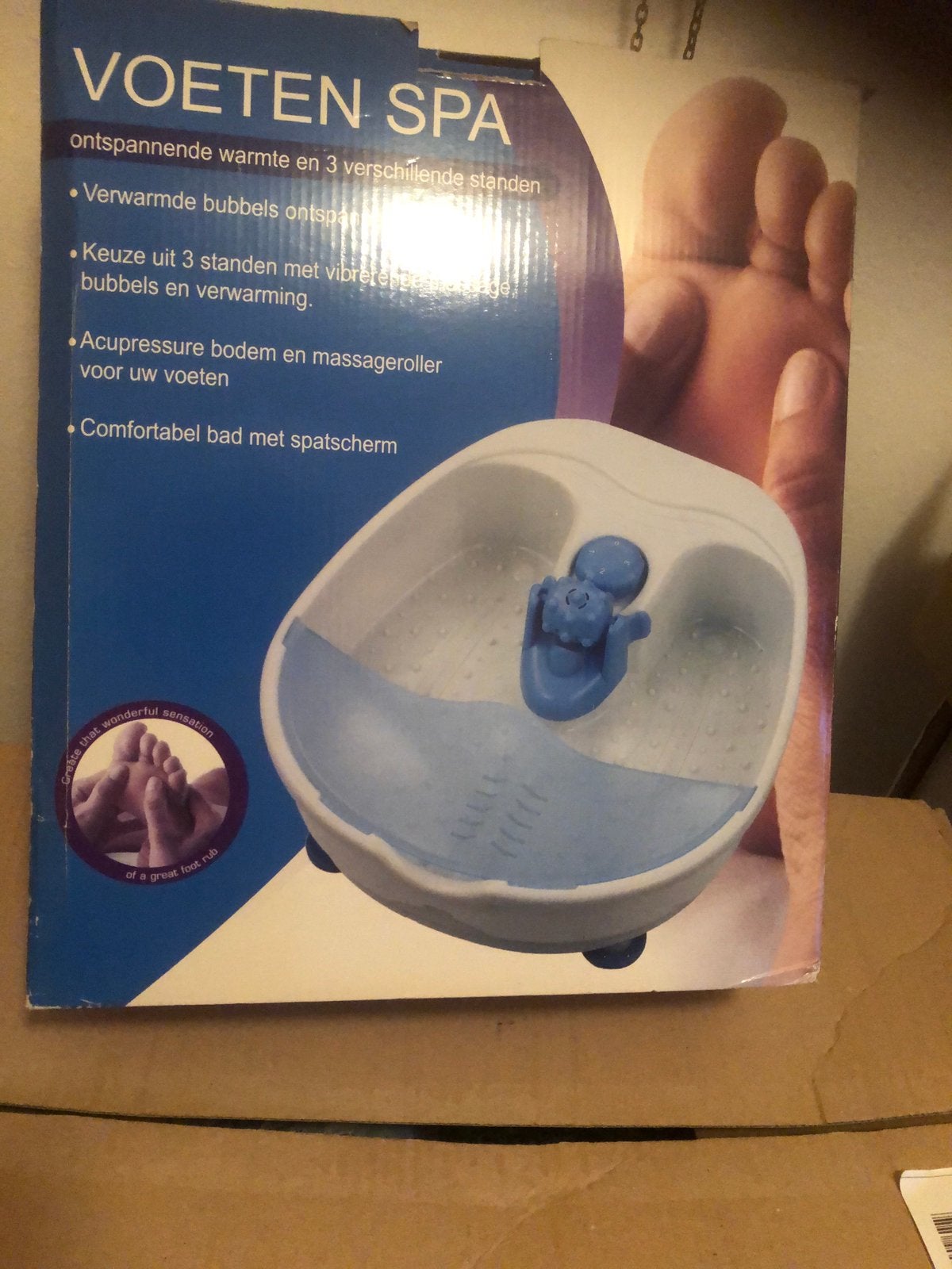 Voeten bad voeten spa massage roller, Sport en Fitness, Ophalen of Verzenden, Zo goed als nieuw, Apparaat