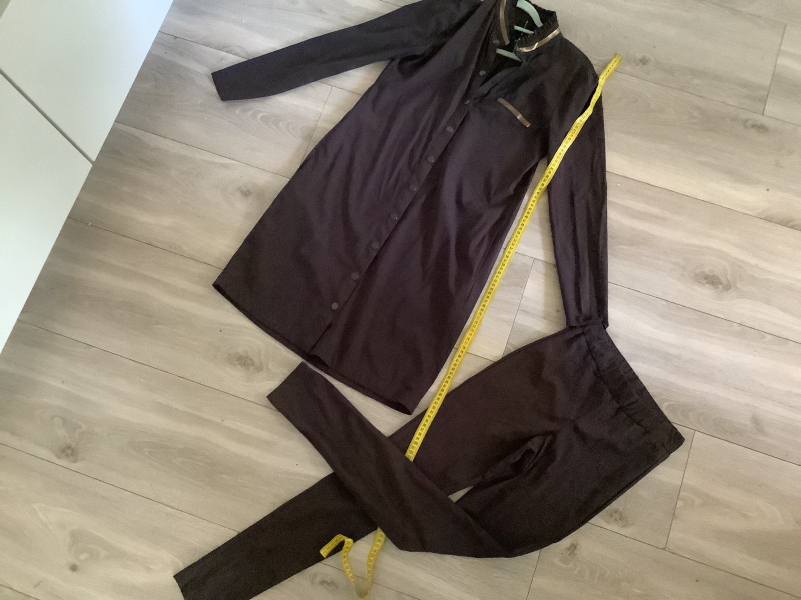 Jane Lushka espressobruin maat S, Kleding | Dames, Bruin, Ophalen of Verzenden, Maat 36 (S), Lang