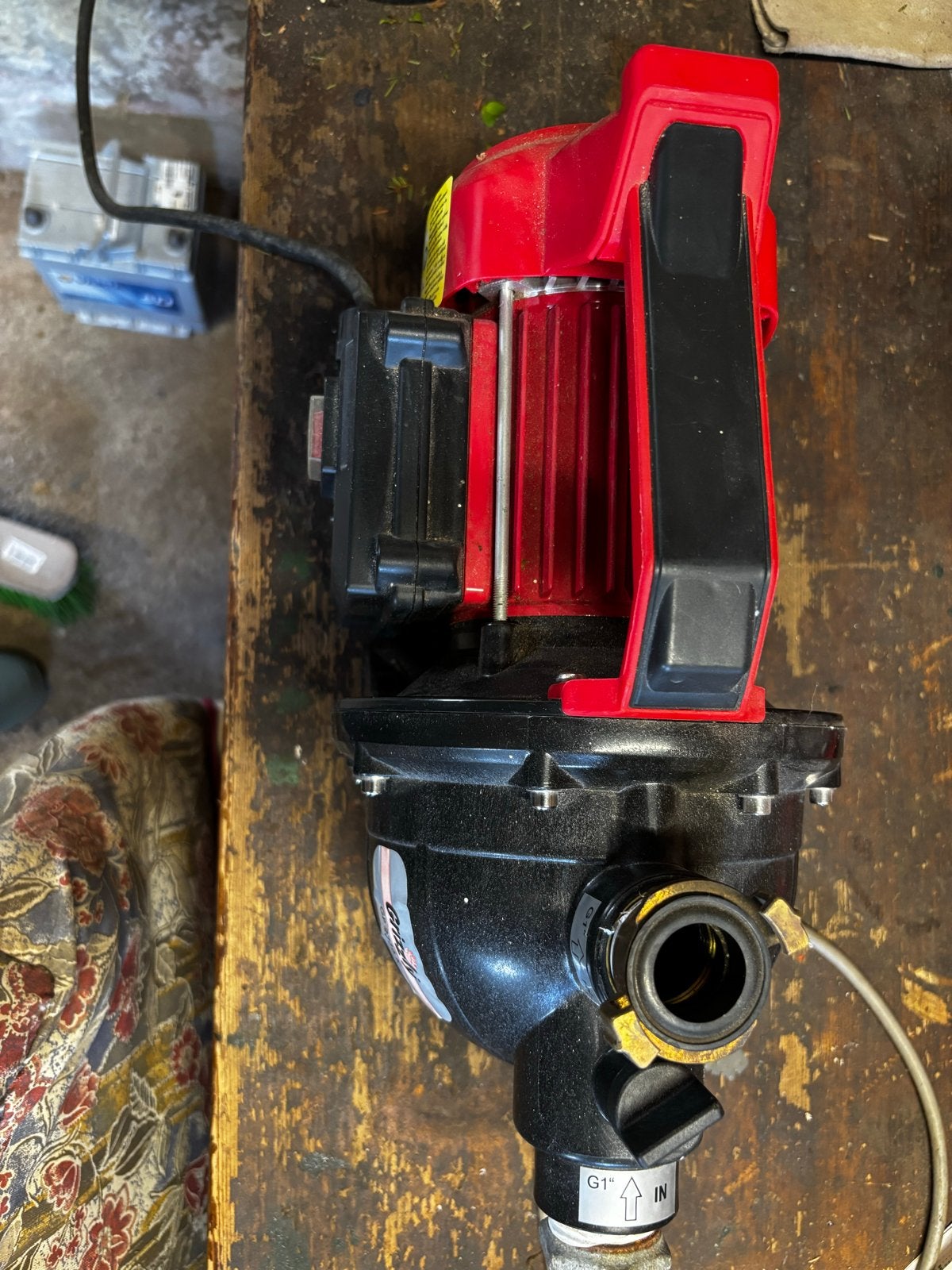 Grizzly Tuin/weide pomp - 600W, Ophalen, Gebruikt, Elektrisch, Besproeiingspomp