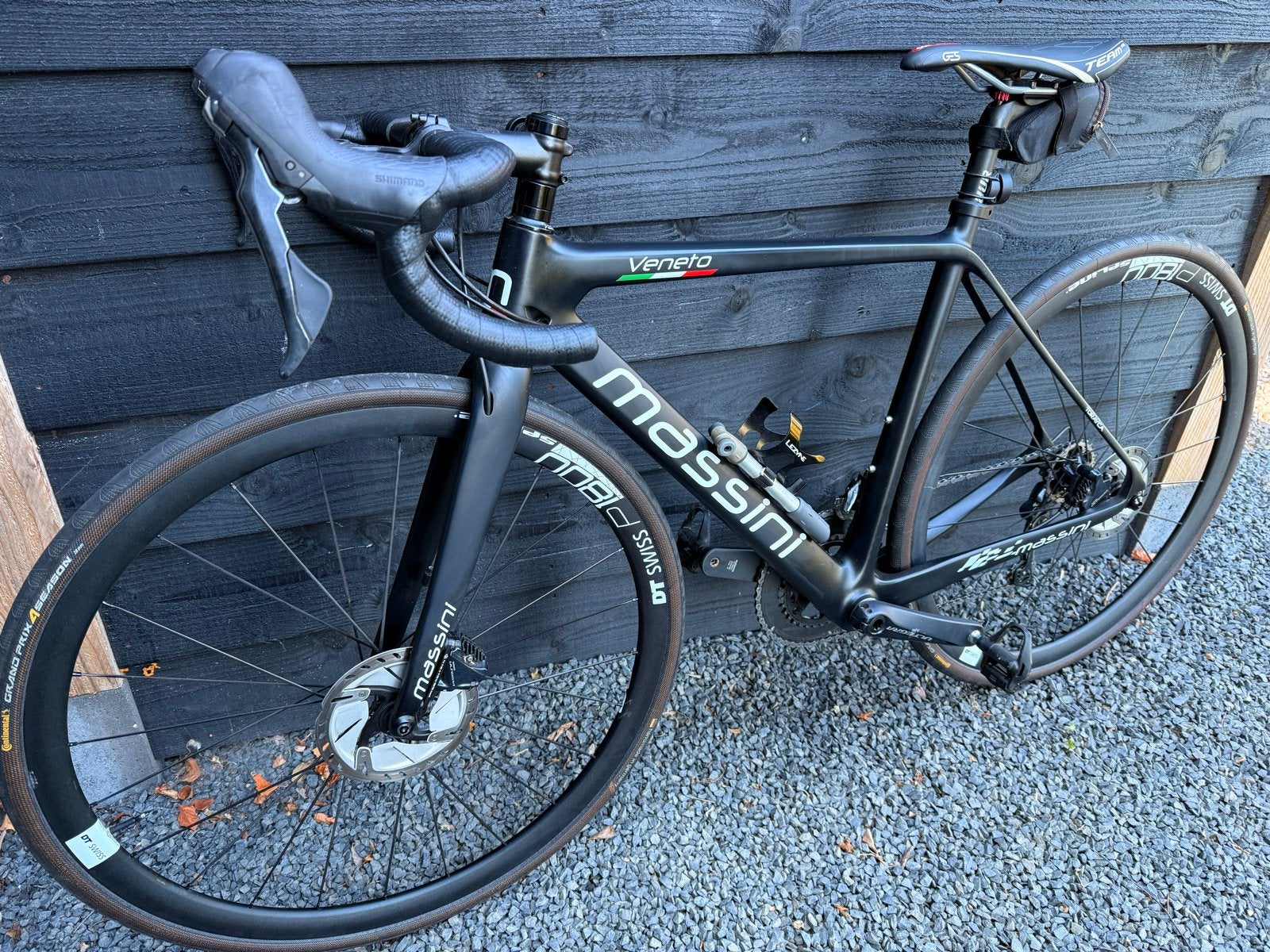 Massini Veneto racefiets met Shimano Ultegra en schijfremmen, Fietsen en Brommers, Fietsen | Racefietsen, 28 inch, Carbon, Heren