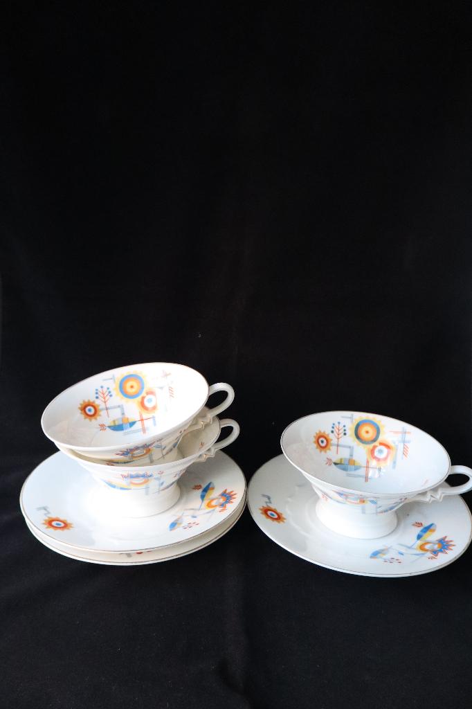 Vintage Rosenthal Madeleine mokka servies c 1920-1930, Ophalen of Verzenden