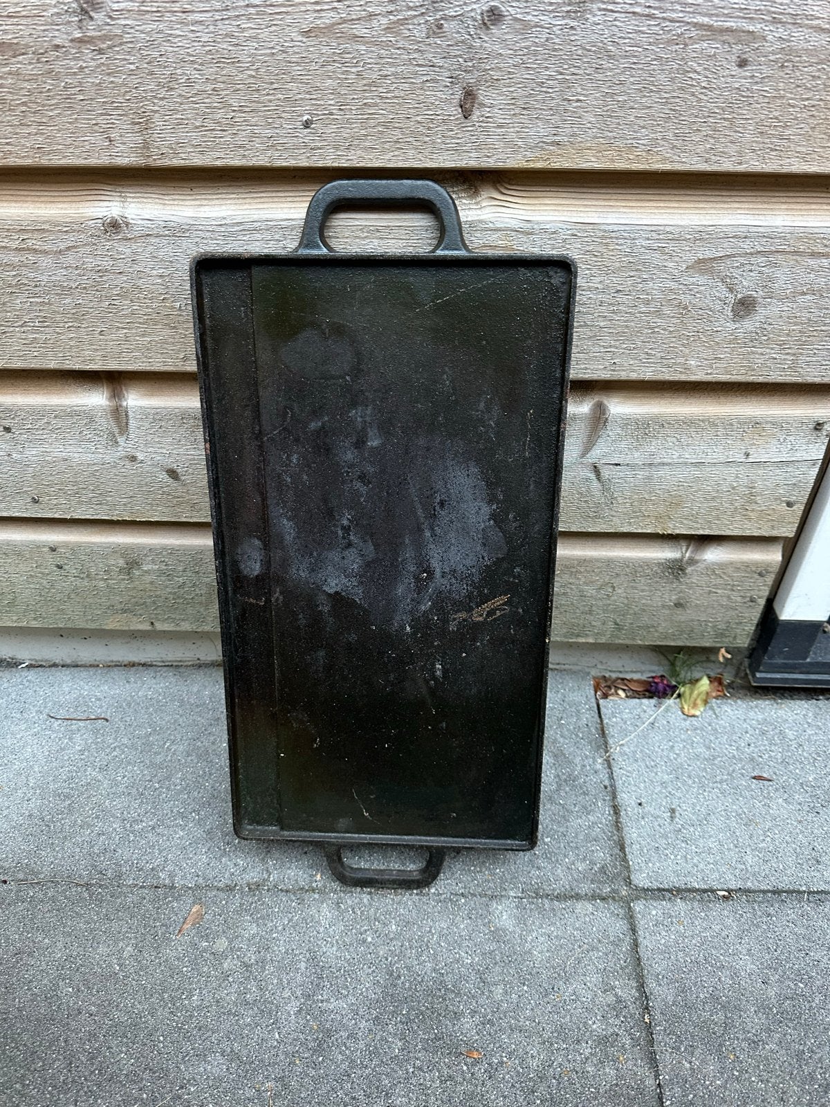 Grillmeister Gietijzeren Grillplaat - Dubbelzijdig, Ophalen, Gebruikt