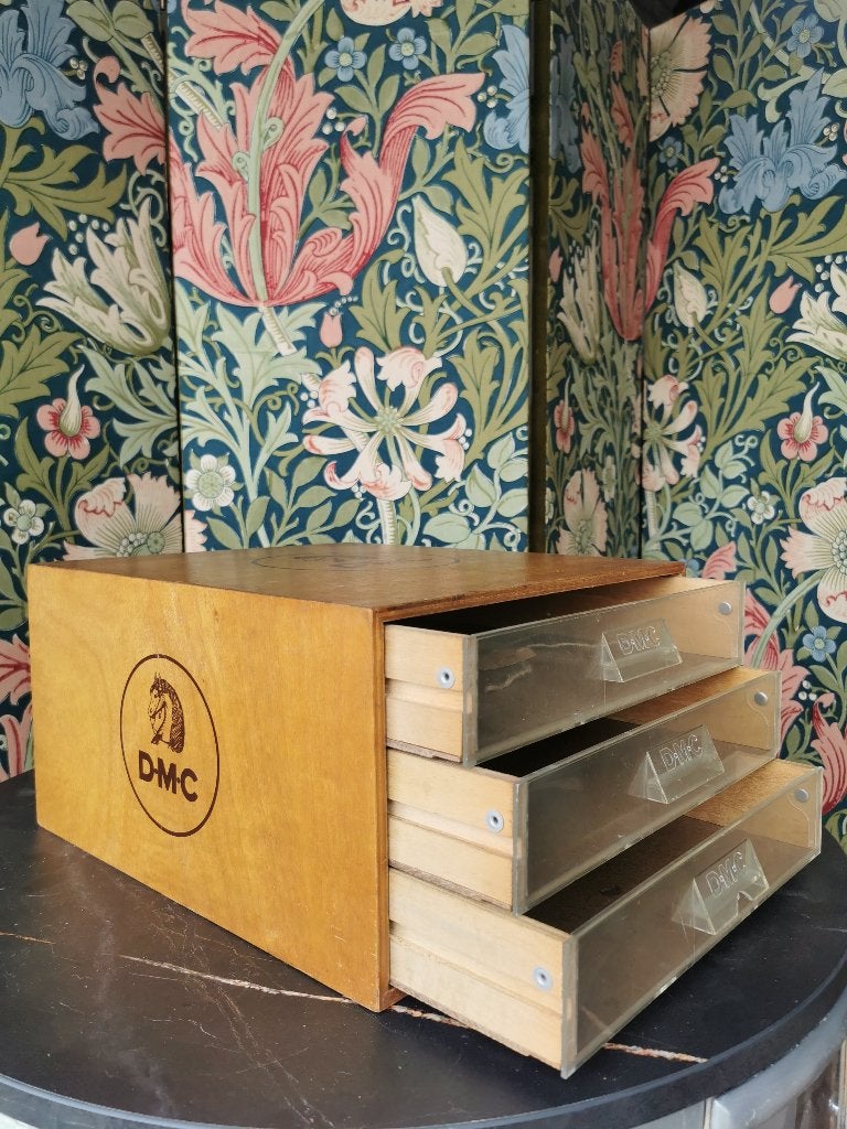 DMC fourniturenkastje vintage, Antiek en Kunst, Curiosa en Brocante, Ophalen of Verzenden