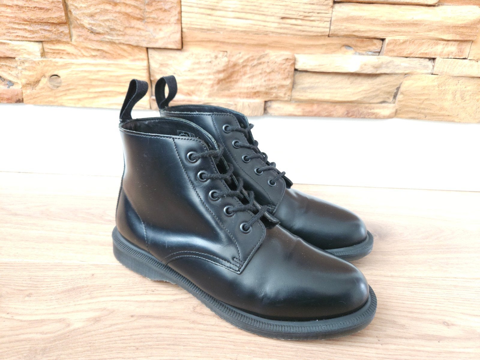 Dr Martens Emmeline maat 39 boots laarsjes veterschoenen ZGA, Kleding | Dames, Schoenen, Zwart, Lage of Enkellaarzen, Ophalen of Verzenden