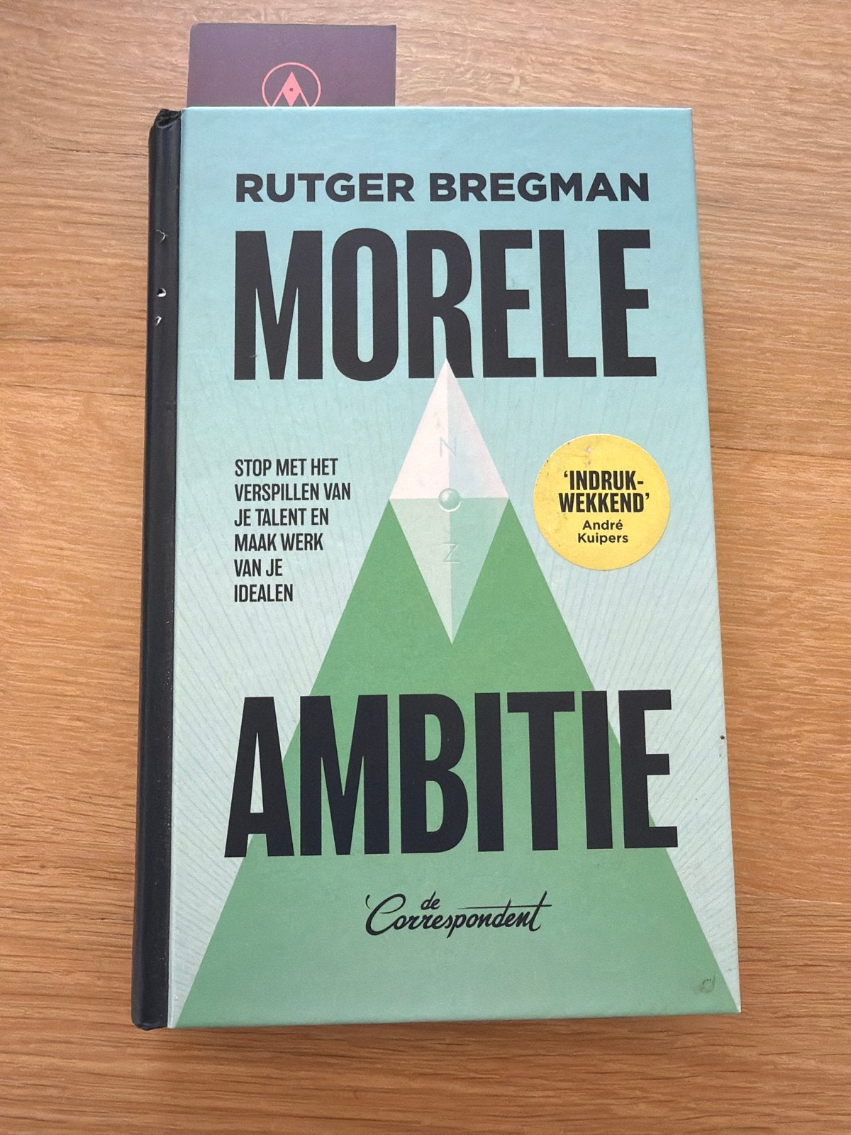 Morele Ambitie - Rutger Bregman (Zo goed als nieuw), Ophalen of Verzenden, Zo goed als nieuw, Nederland