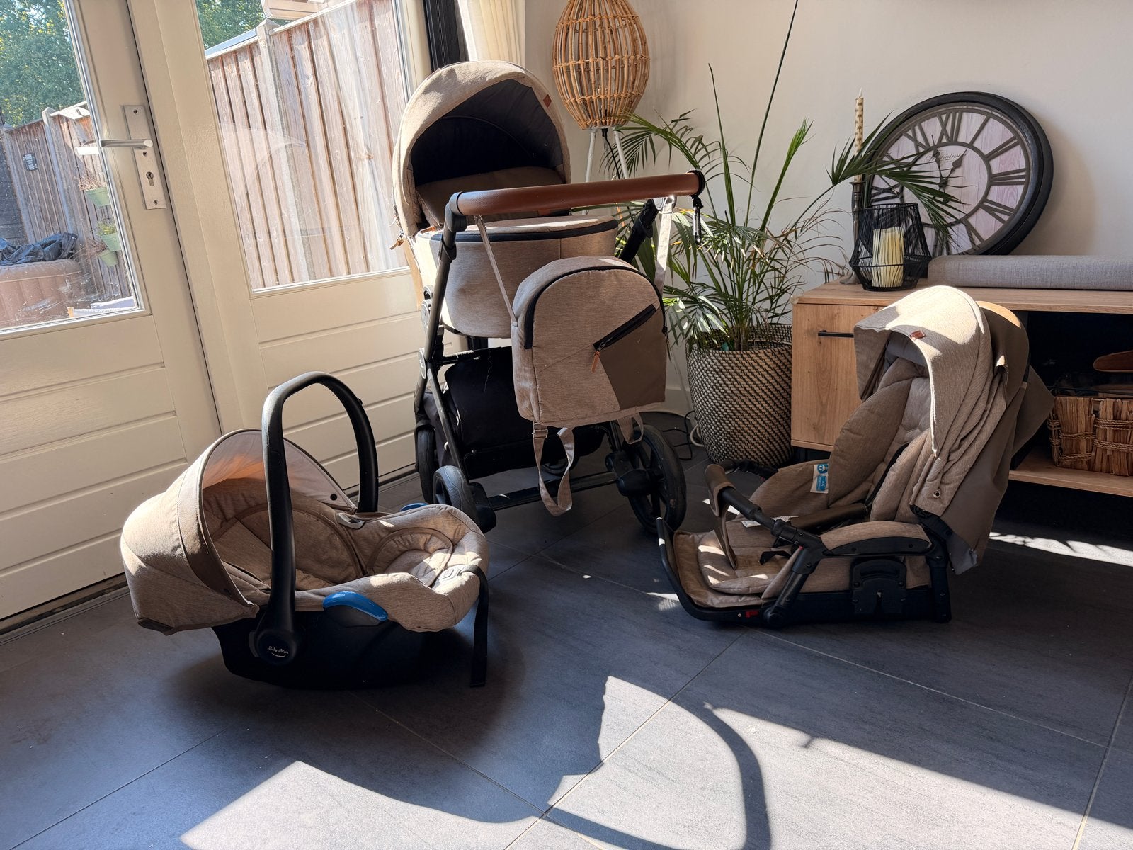 Baby Merc Mango Kinderwagen 3-in-1, Kinderen en Baby's, Gebruikt, Luchtbanden, Combiwagen, Ophalen
