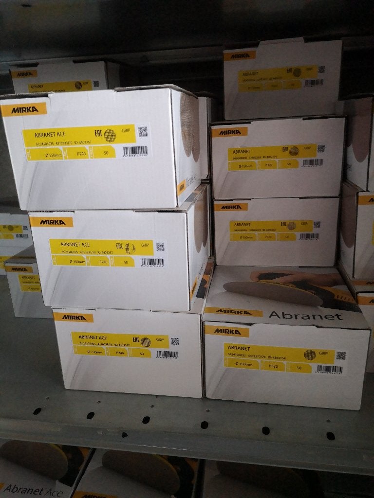 Mirka Abranet 150mm P120 50 stuks – stofvrij klittenband, Verzenden, Nieuw, Overige typen