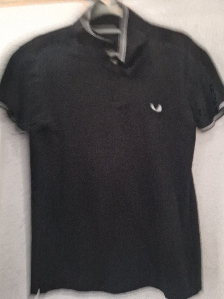 Zumo polo zwart met wit Maat m, Zumo, Zwart, Nieuw, Verzenden