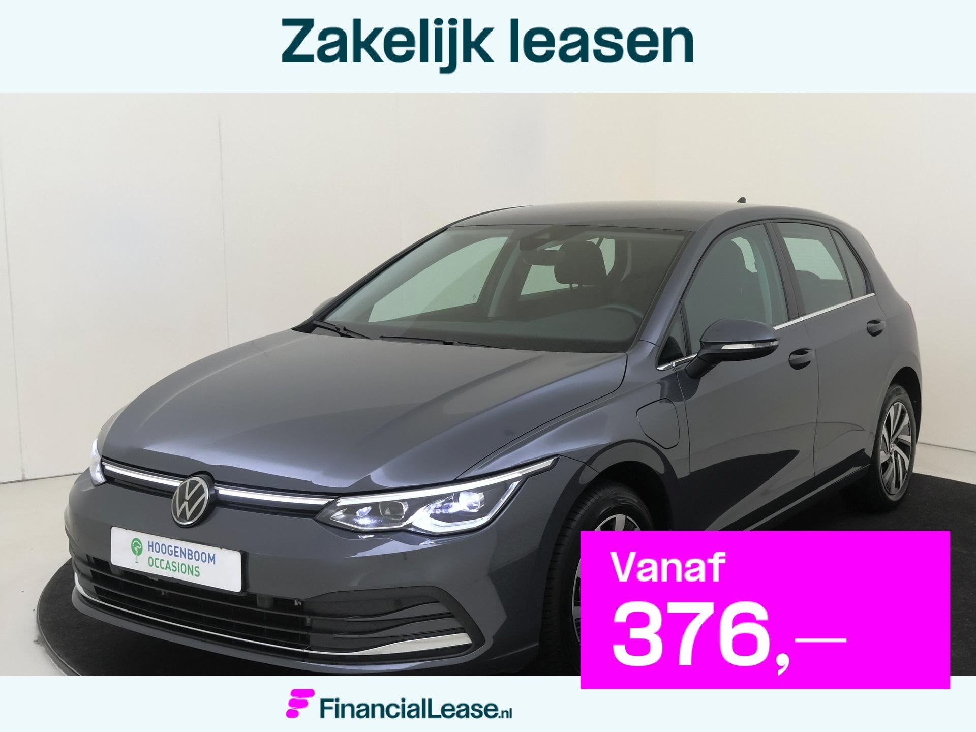 Volkswagen Golf 1.4 eHybrid | SoH 98% | Navigatie | Achterui, 12 maanden, Gebruikt, 13 kWh, Zilver of Grijs