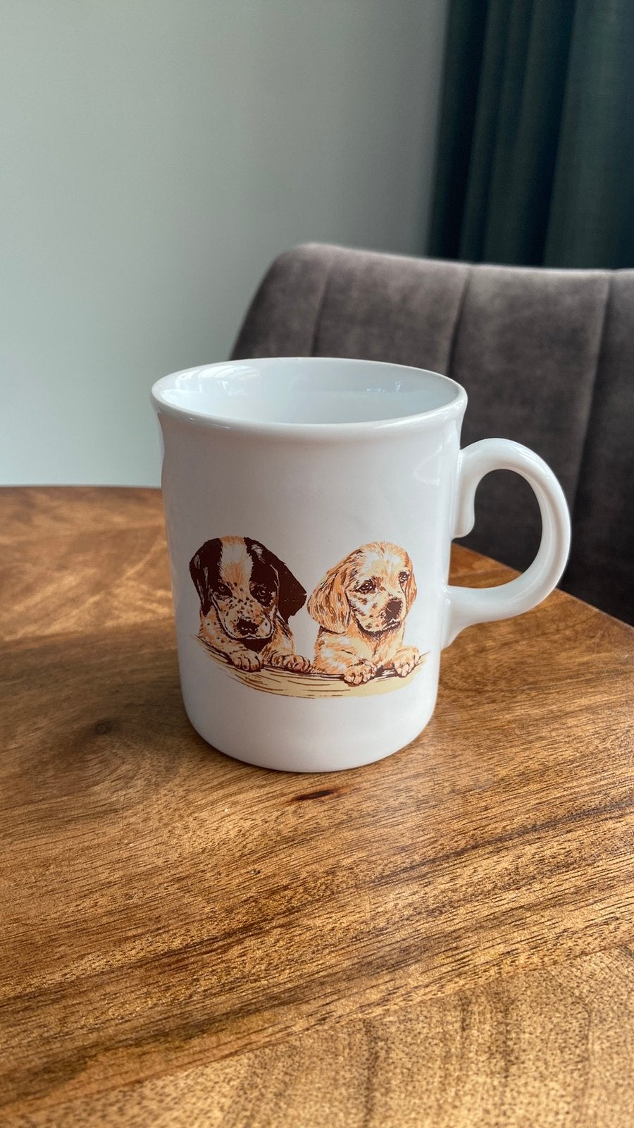 Honden mok, Gebruikt, Ophalen of Verzenden, Overige stijlen, Kop(pen) en/of Schotel(s)