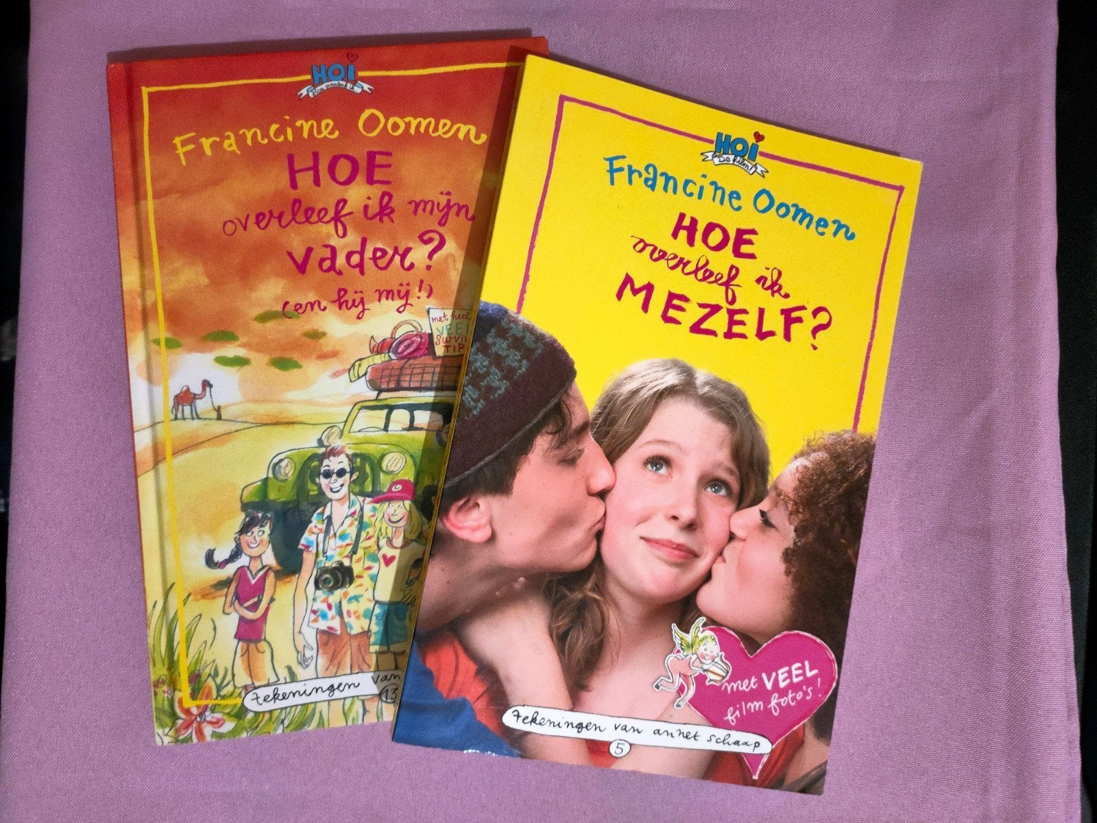Francine Oomen - Hoe overleef ik... (2 boeken), Ophalen of Verzenden, Zo goed als nieuw, Francine Oomen, Fictie