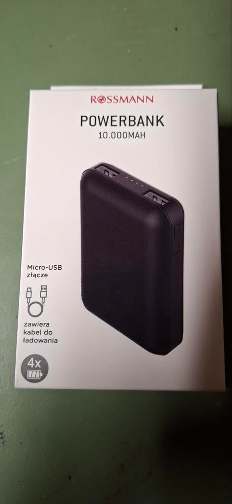 Rossmann Powerbank 10.000mAh met Micro-USB, Ophalen of Verzenden, Nieuw, Rossmann