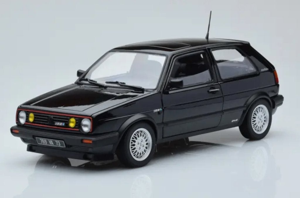 VW Golf 2 GTI Match Zwart 1989 schaal 1/18 NOREV ref. 188559
