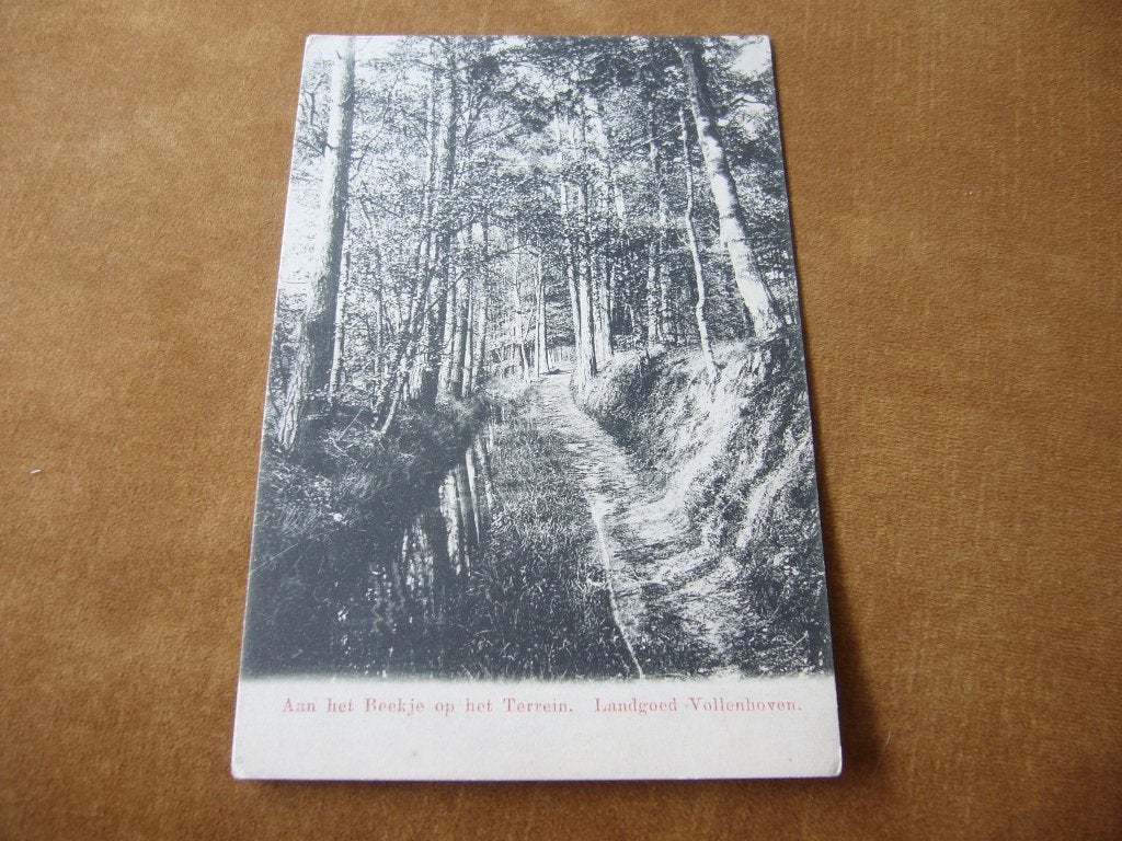 VOLLENHOVEN =  AAN HET BEEKJE OP HET RERREIN  - LANDGOED, Ophalen of Verzenden, Voor 1920, Ongelopen, Overijssel