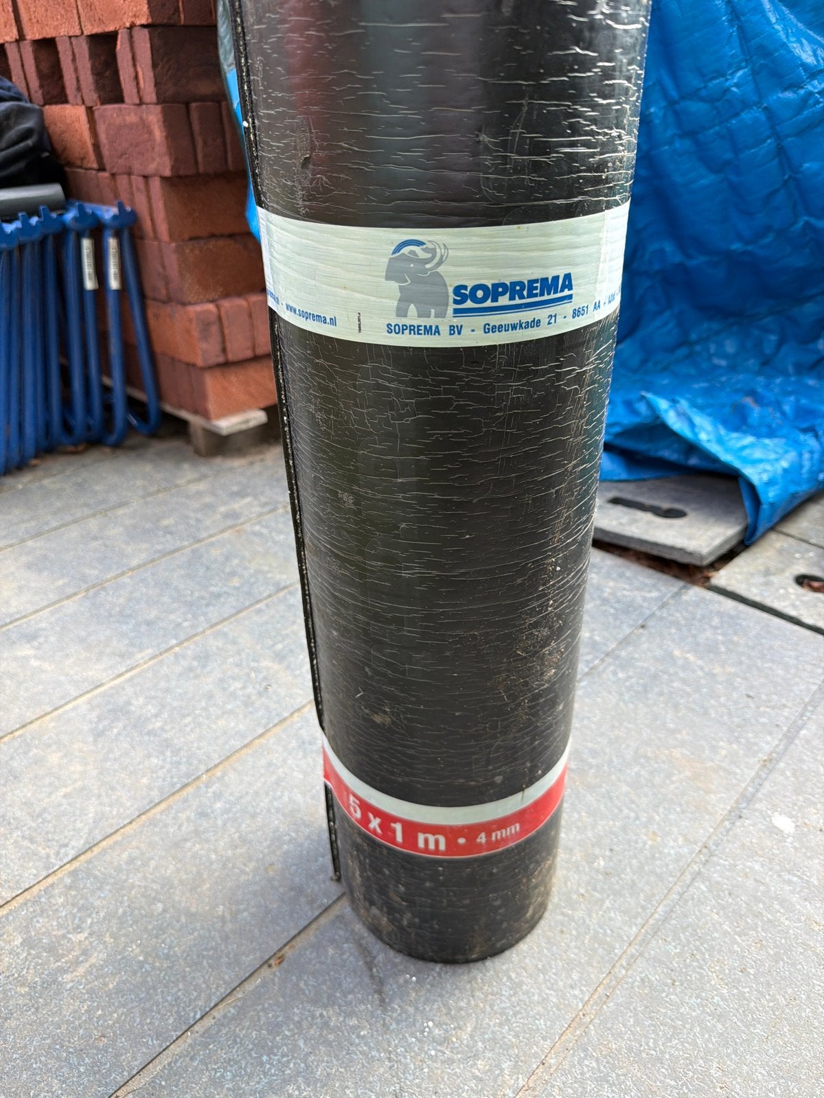 76x SOPREMA 56x 470K24 + 15x UNICOAT 460P60 + 5x UNICOAT ZK, Ophalen, Overige materialen, Overige kleuren, Nieuw