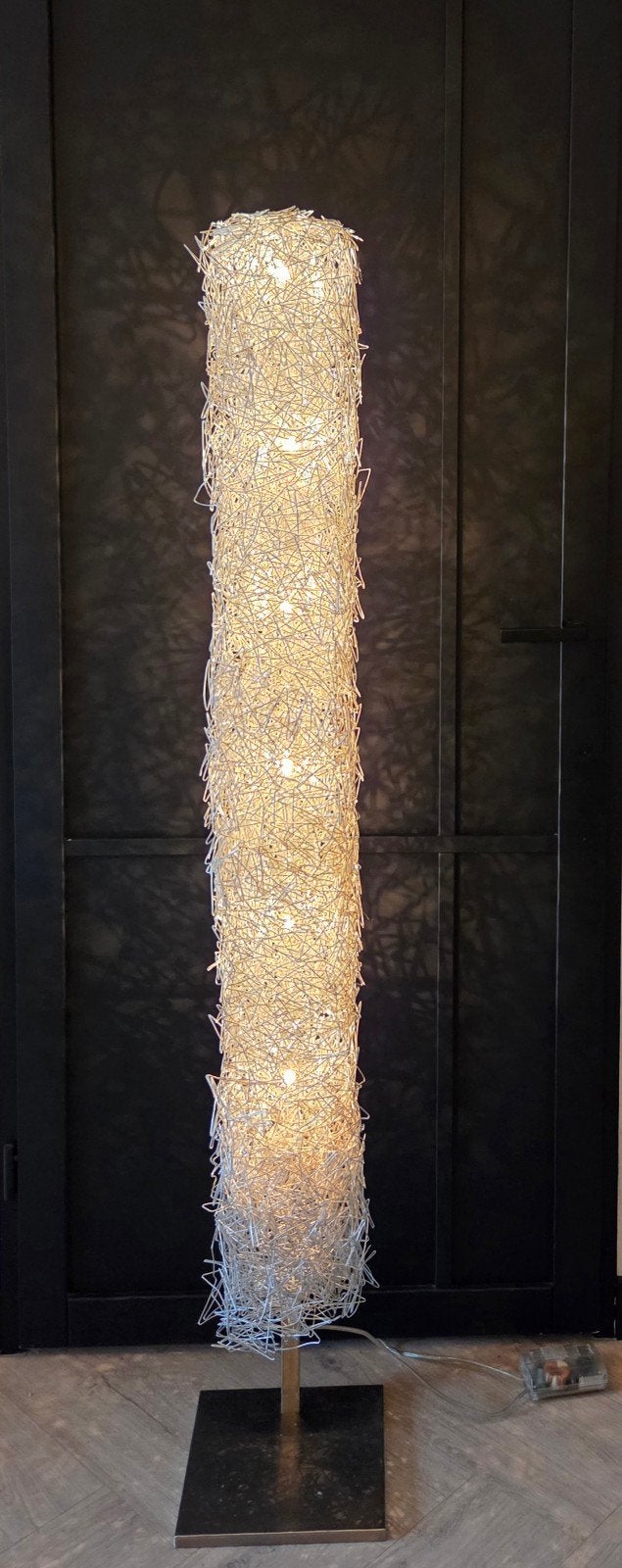 Goossens Vloerlamp - Design met metalen draden, Ophalen, Gebruikt, Metaal, 150 tot 200 cm