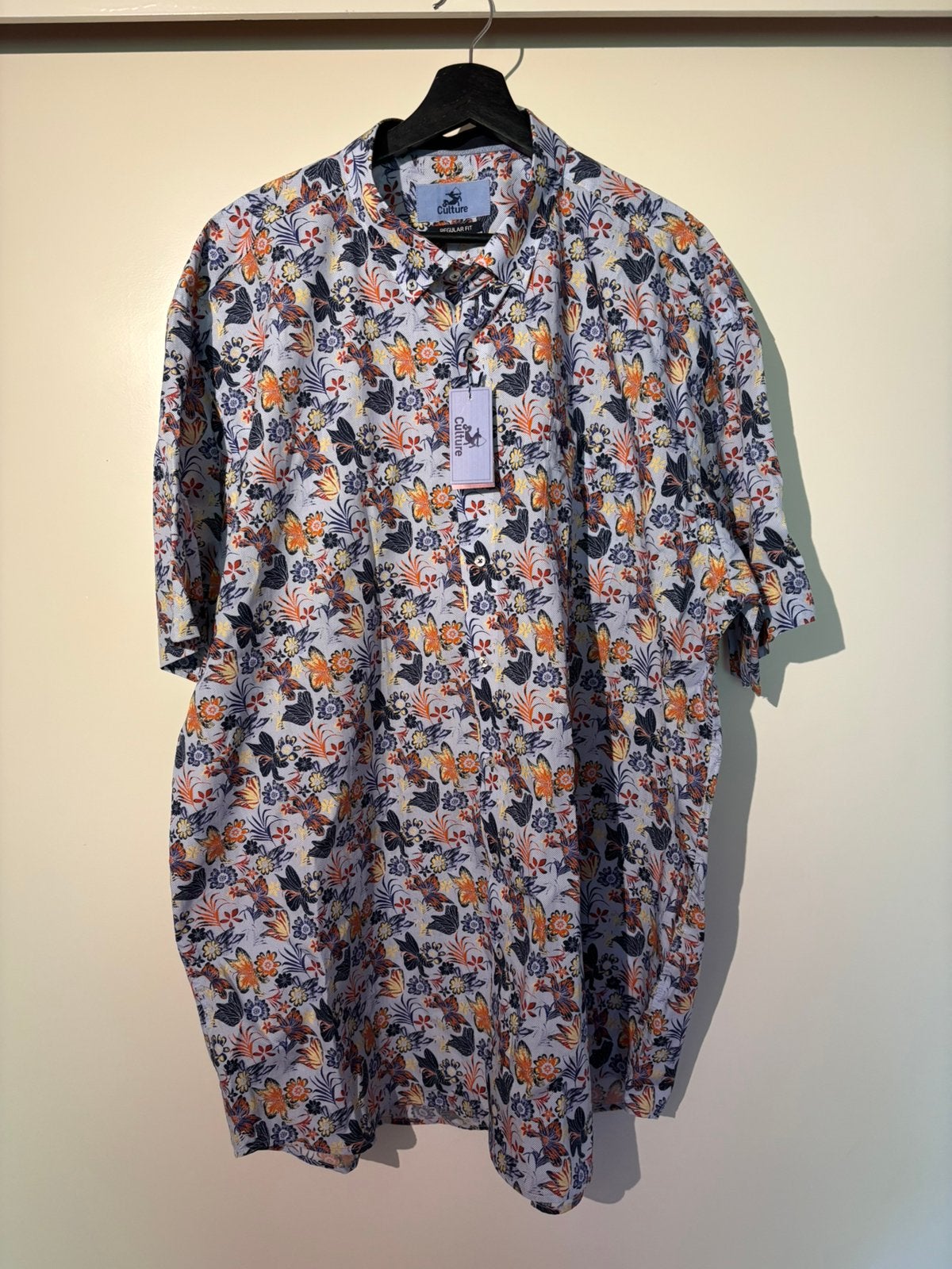 Nieuw kleurrijk overhemd van culture maat 4XL €50,00, Kleding | Heren, Grote Maten, Ophalen of Verzenden, Nieuw, Meerkleurig, Overhemd