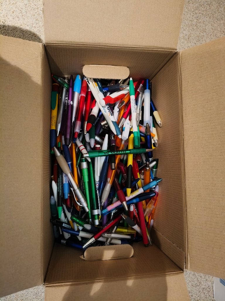 Balpennen met reclameuitingen, Overige merken, Gebruikt, Balpen, Ophalen of Verzenden