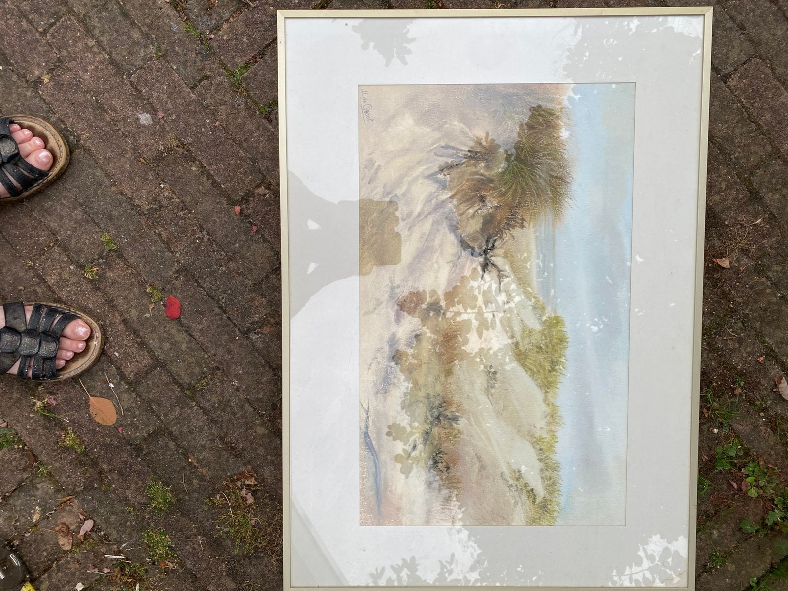 Lijst messing, Ophalen
