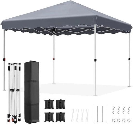 Partytent - Tent - Gazebo - Paviljoen - Opvouwbare - 3x3M -, Corvance B.V., Verzenden, Nieuw, Corvancebol@gmail.com