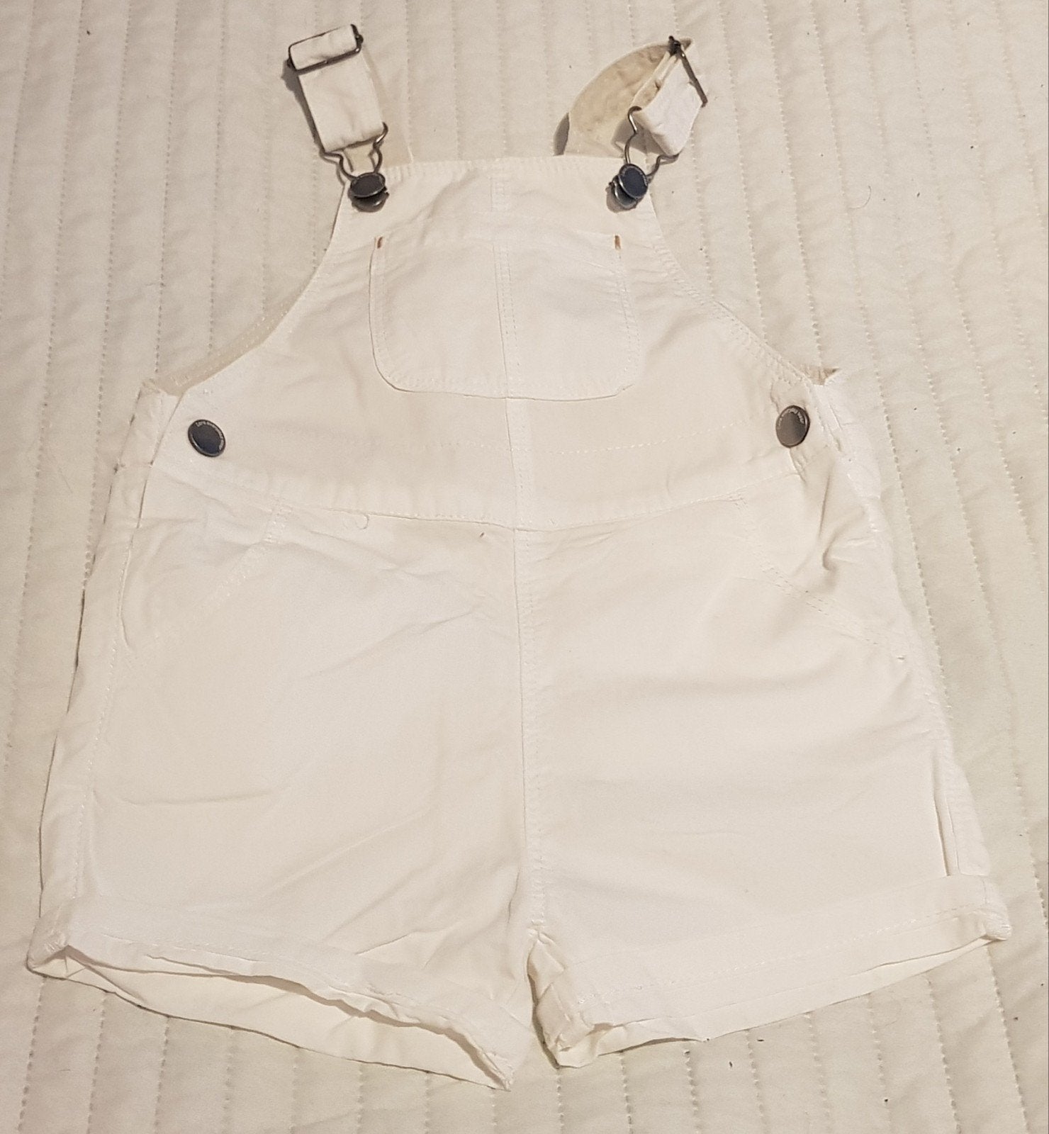 Zara tuinpak tuinbroek wit baby kleding maat 80 jeans broek, Broekje, Verzenden, Zo goed als nieuw, Zara