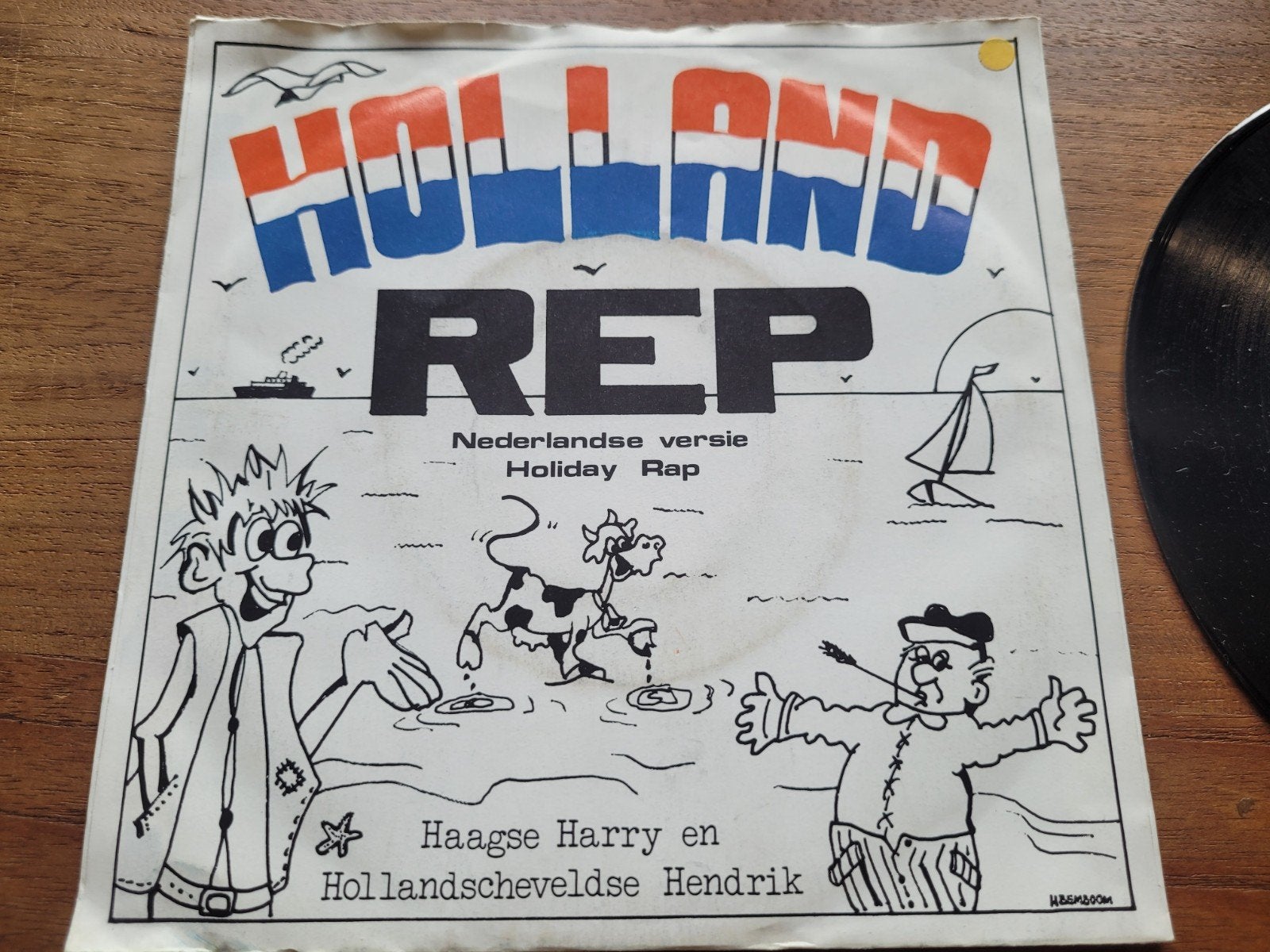 Haagse Harry & Hollandscheveldse Hendrik - Holland Rep, Cd's en Dvd's, Gebruikt, Fotohoes, 7 inch, Ophalen of Verzenden