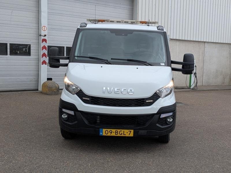 Bedrijfsauto met laadkraan en kipperbak, Iveco, 50C17, 2015, Auto's, Automaat, Euro 5, Achterwielaandrijving, 4 cilinders