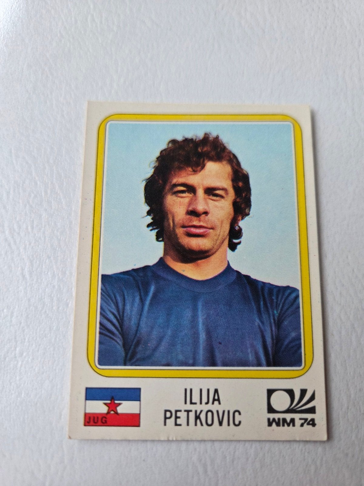 Panini WK 74, Hobby en Vrije tijd, Stickers en Plaatjes, Ophalen of Verzenden, Zo goed als nieuw, Sticker
