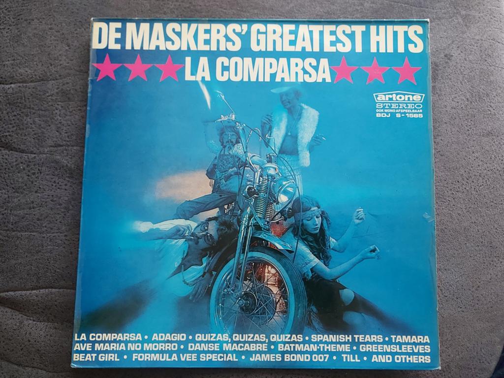 De Maskers-La Comparsa Greatest Hits LP, Fotohoes, Ophalen of Verzenden, 12 inch