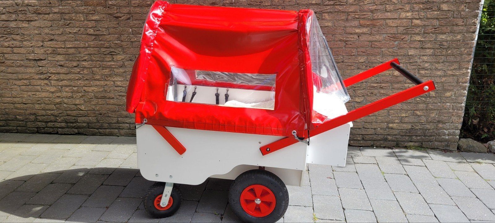 Droomland bolderwagen met huif en zitjes, Ophalen of Verzenden, Gebruikt