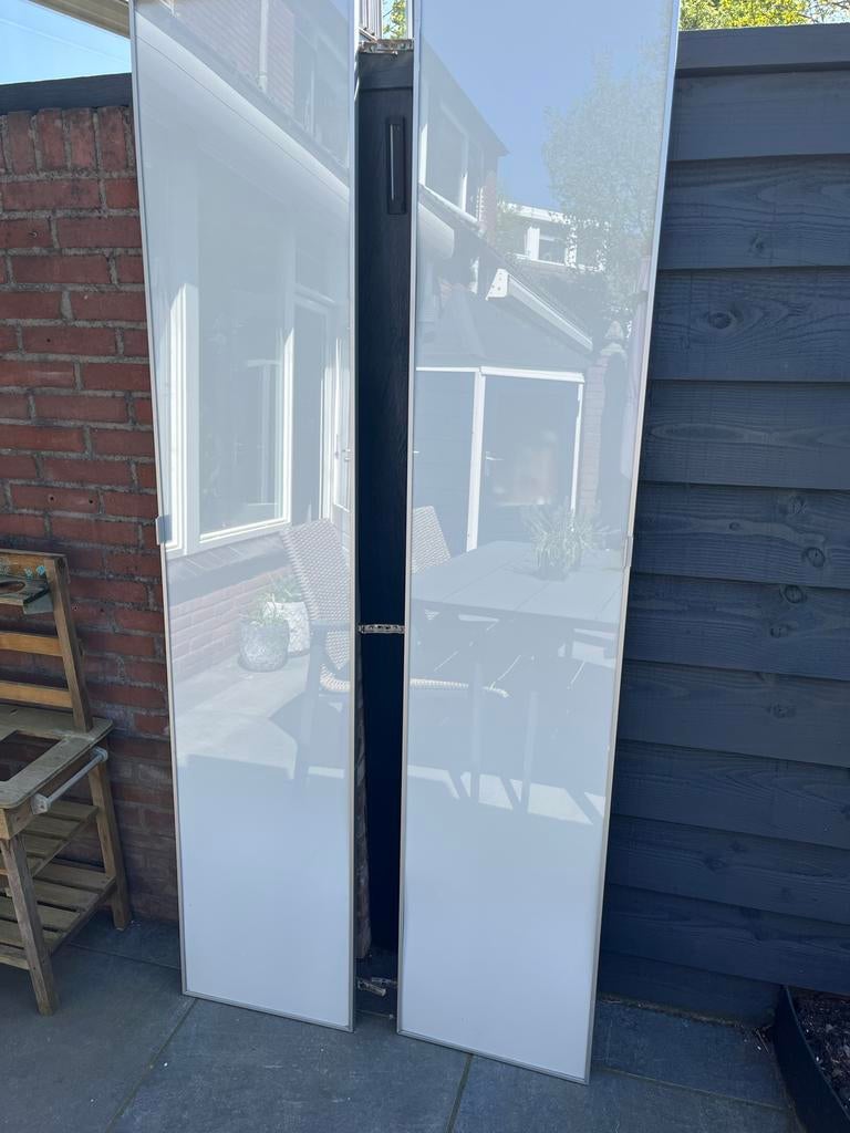 Deuren voor Billy boekenkast - glas, Huis en Inrichting, Ophalen, Gebruikt, 200 cm of meer, Glas
