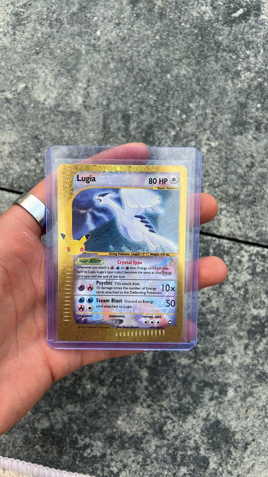 Lugia - 30th anniversary - PERFECTE CONDITIE -, Ophalen of Verzenden, Nieuw, Losse kaart