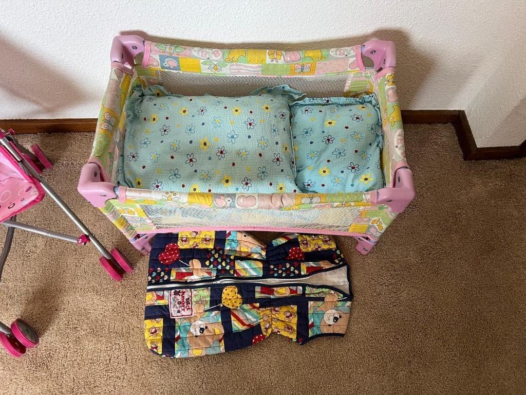 Campingbedje Baby Born met Knorr slaapzakje, Ophalen, Gebruikt, Babypop