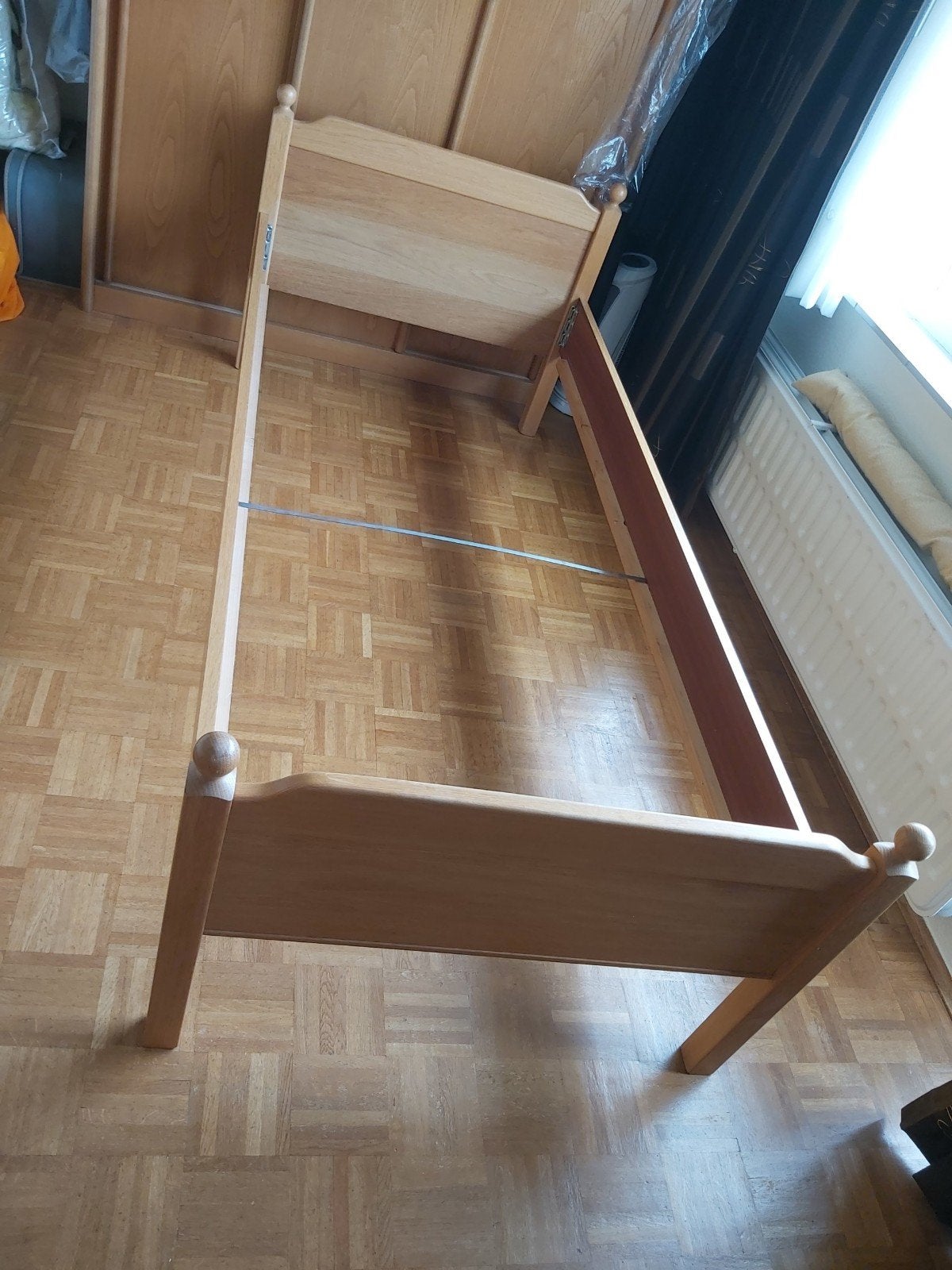 Seniorenbed, eiken, Ophalen, Gebruikt, 90 cm, Eenpersoons