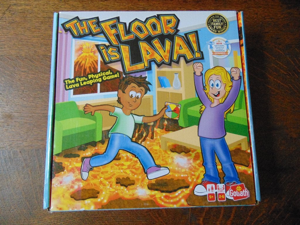 The Floor is Lava Spel van Goliath, Vijf spelers of meer, Ophalen of Verzenden, Zo goed als nieuw, Goliath
